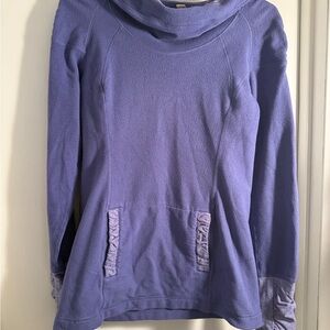 lululemon athletica Purple Cowl Neck Sweater